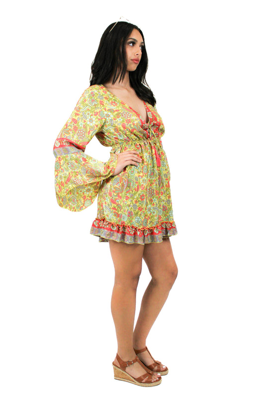 DK-5049 Dress in Lime Mix