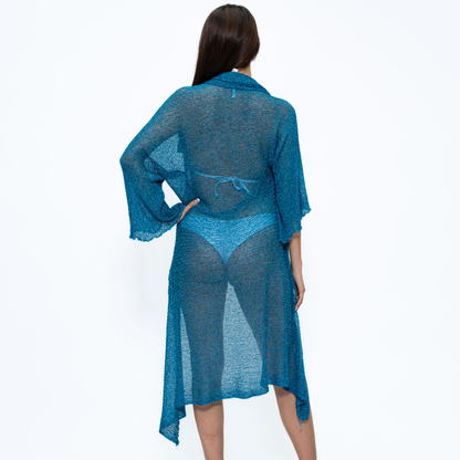Beach Cover-Ups in Navy - CH705
