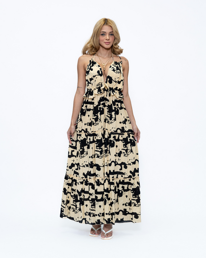 Spaghetti Strap Maxi Dress (DK286)