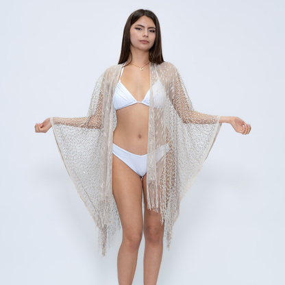 Beige Beach Cover-Up - CH707