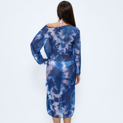 Cover Up Dress in Brown - CH714