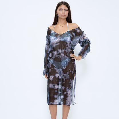 Cover Up Dress in Brown - CH714