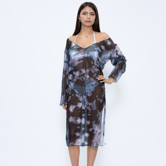 Cover Up Dress in Black - CH714