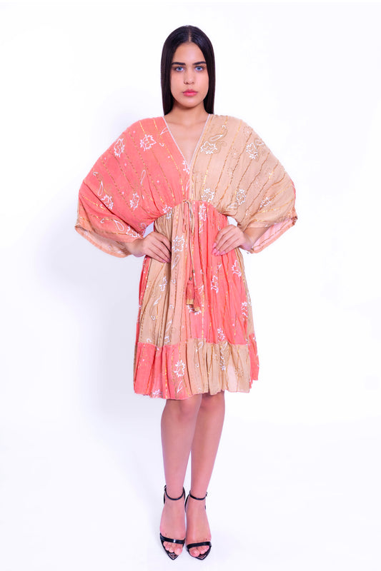 DK 8014 Lurex Maxi Strap Dress