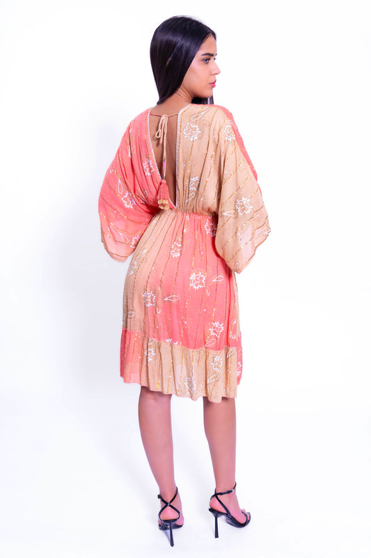 DK 8014 Lurex Maxi Strap Dress