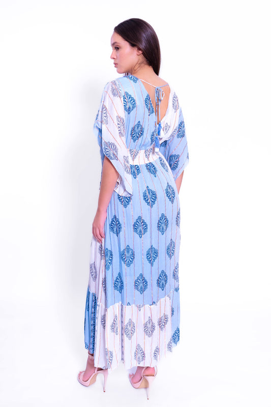 DK 8018 Lurex Maxi Dress