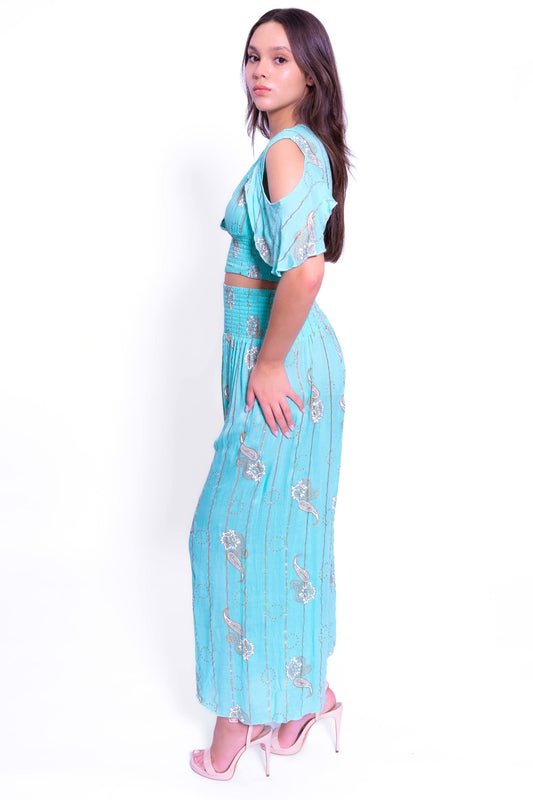 LD 230602 IT Lurex Dress
