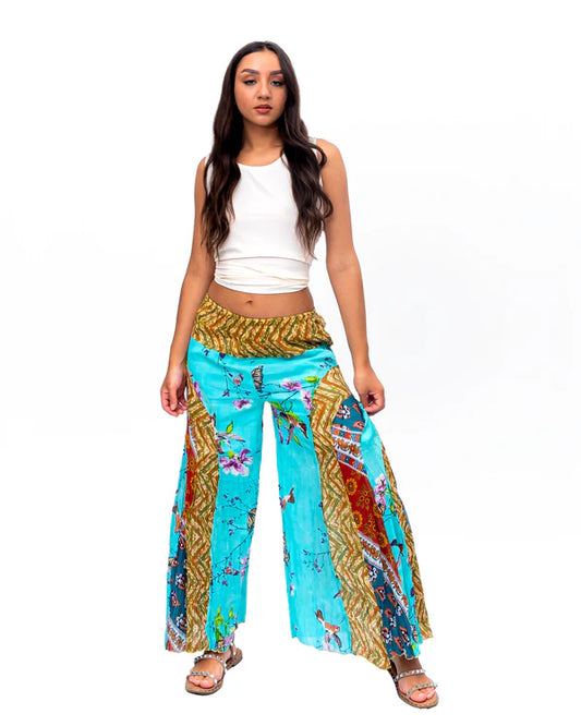 Cotton Patchwork Pants (P-2003)