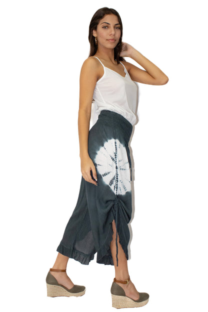 Rayon Tie-Dye Pants in Grey (P-15 TD)