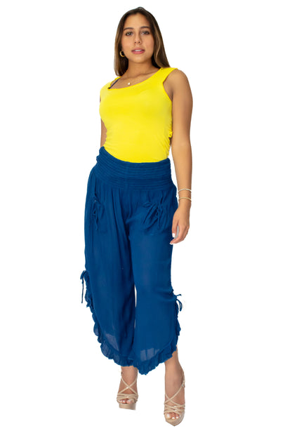 Rayon Pants in Denim Blue (P-15 TD)