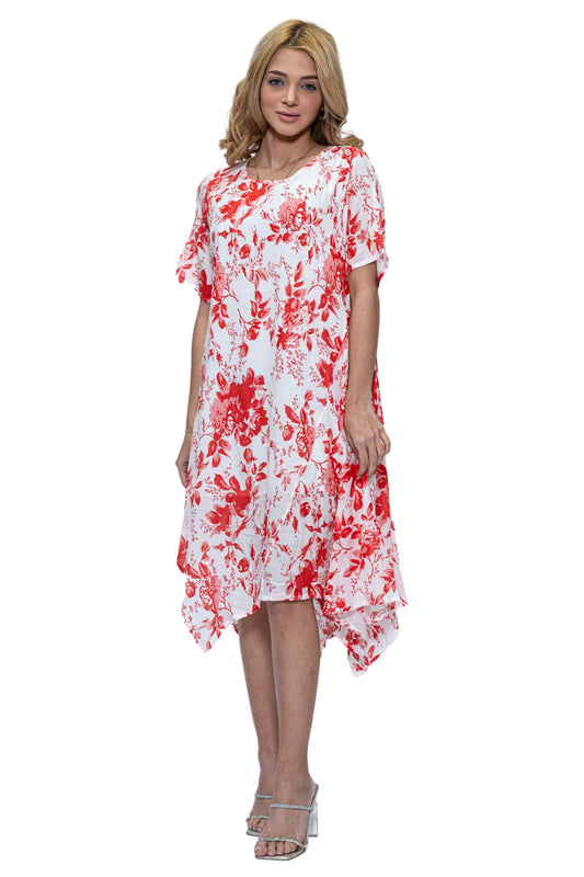 CHD-8211 floral print Dress