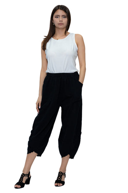 Cotton Solid Pants in Coffee Brown (CHP-281)