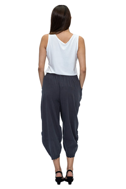Cotton Solid Pants in Grey (CHP-281)