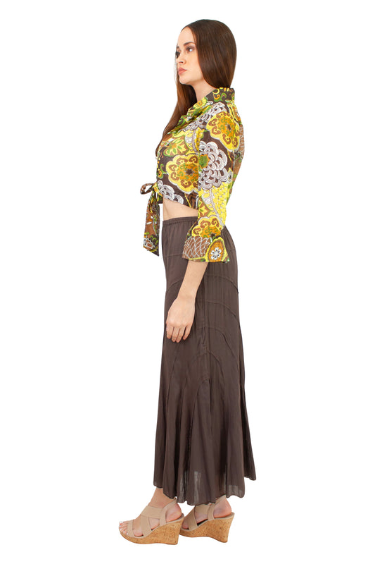 T-81 Blouse in Brown