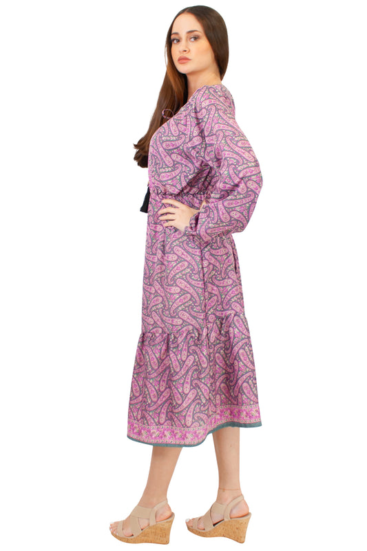 6319S Dress in Purple
