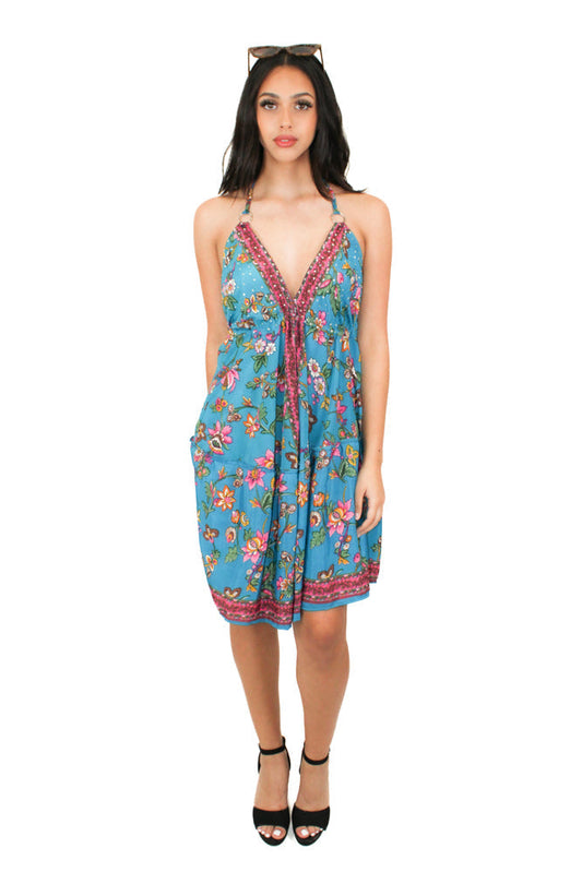 LD-17 Dress in Turquoise