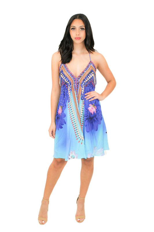 LD-15 Dress in Blue Mix
