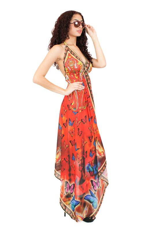 LD-104 Dress Orange Mix