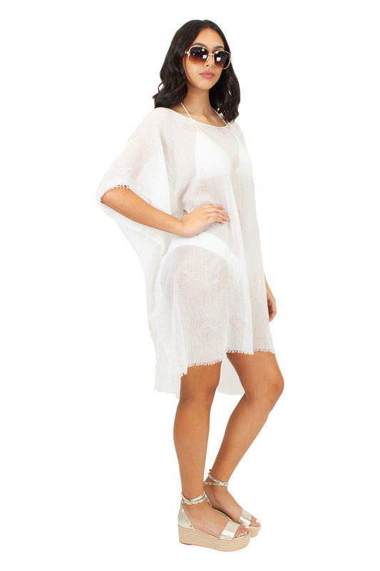 Rina Cover Up in White