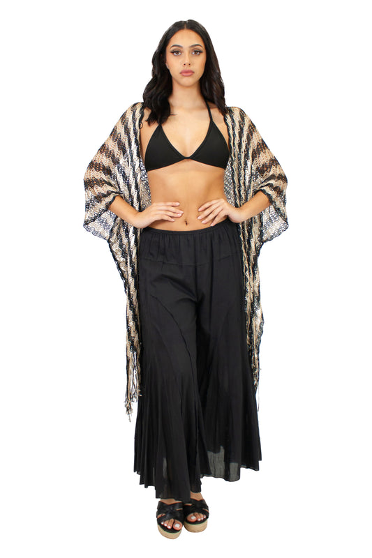 CHJ-4021 Cover-up in Black/Gold