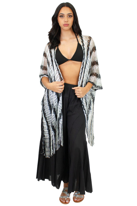 CHJ-4021 Cover-up in Black/Silver