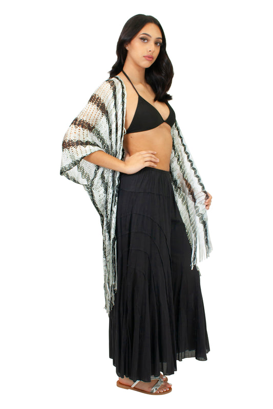 CHJ-4021 Cover-up in Black/Silver