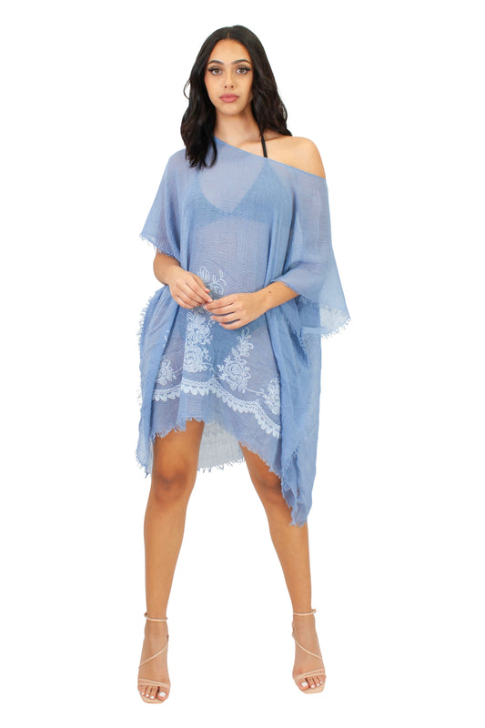 Rina Cover Up in Blue