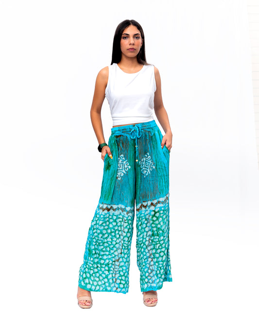 P-15336 Palazzo Pant Blue
