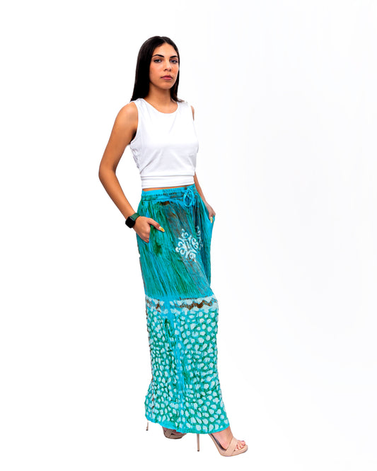 P-15336 Palazzo Pant Blue
