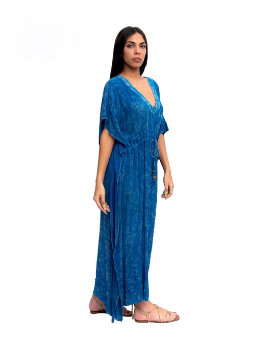 Kaftan Dress in Blue