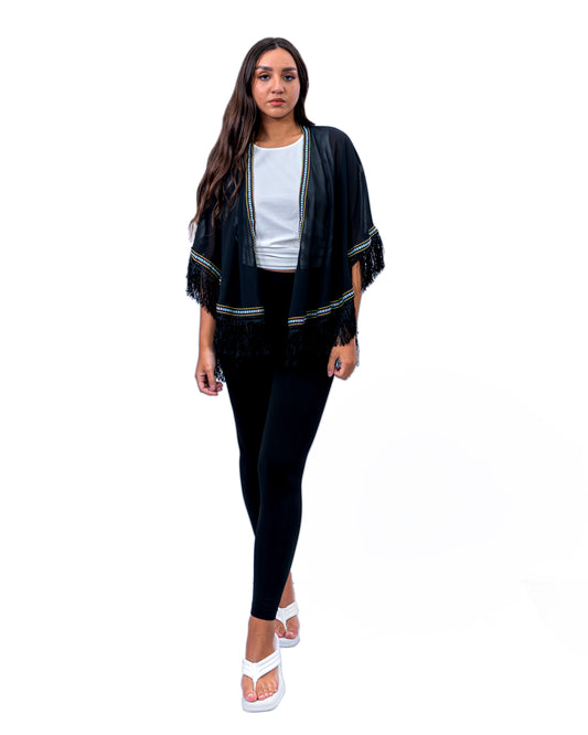 Black Open Jacket/ Short Shrug