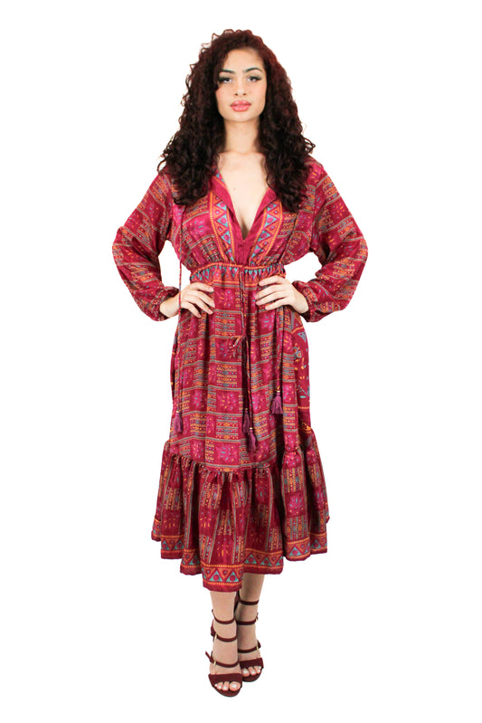 6319S Dress in Red