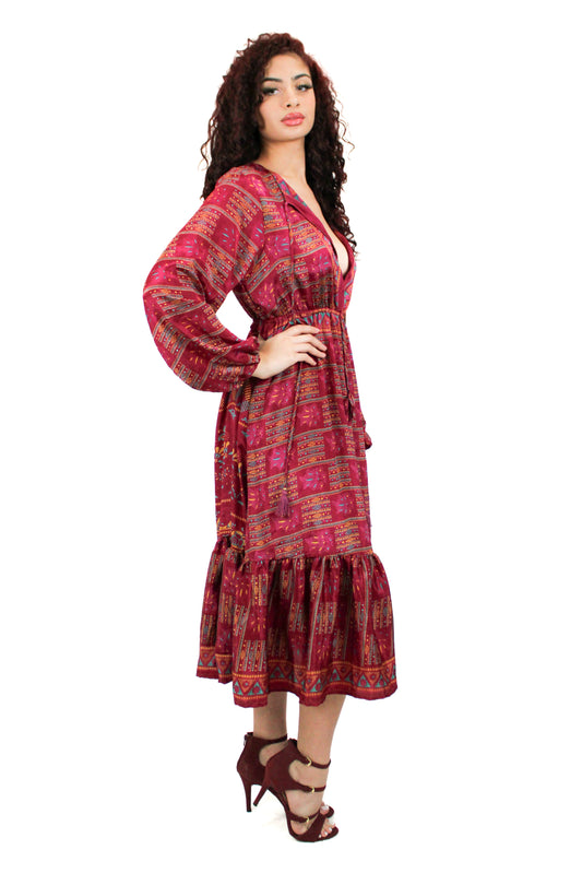 6319S Dress in Red
